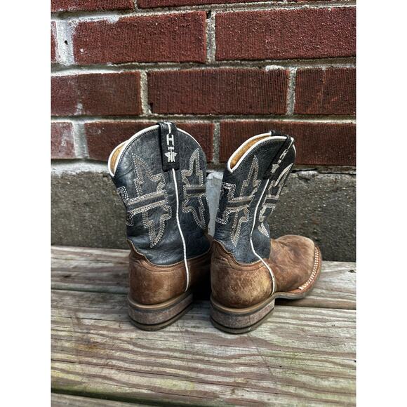 Tin Haul Kids Cowboy Boots Size 11 Leather Western Rodeo Sole - Picture 5 of 7